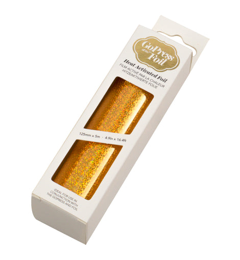 Couture Creations Gold (Iridescent Speckled Pattern) Heat Activated Foil CO725356