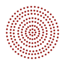 Couture Creations Adhesive Pearls - Deep Red (2mm- 424pc)