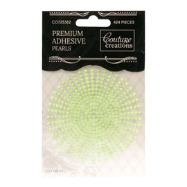 Soft Green Adhesive Pearls - CO725382