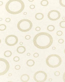 Silver Circles Foiled on A4 White Paper (1 Sheet) CO726388