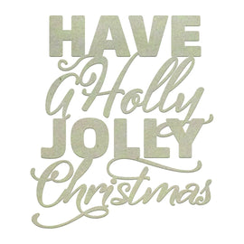 Couture Creations Holly Jolly Christmas Chipboard (1pc) CO726487