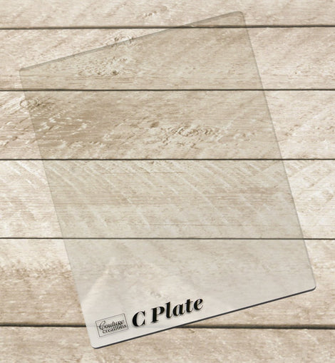 Couture Creations GoPower & Emboss C Plate (A4 size single plate 210mm x 297mm x 3mm)