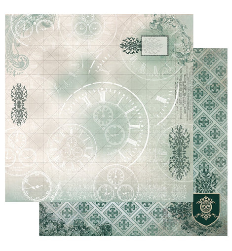 Couture Creations Paper - 12 x 12in - Gentlemans Emporium Sheet 3 - 304.8 x 304.8mm | 12 x 12in