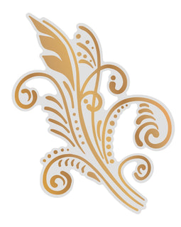 Couture Creations Art Deco Flourish (1pc) Gentlemans Emporium Collection, Cut, Foil & Embossing Die 67mm x 103mm CO726853
