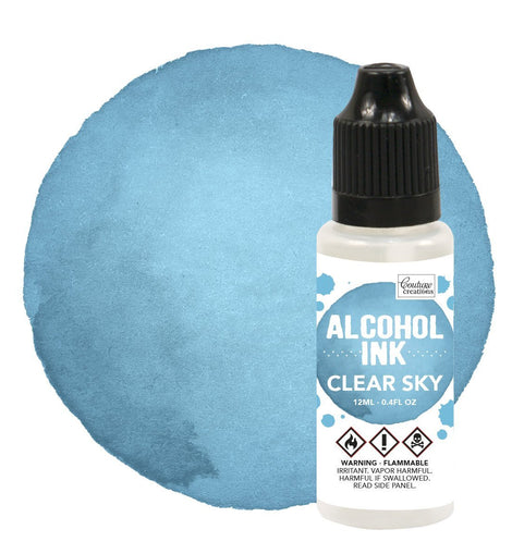 Couture Creations Alcohol Ink Aqua / Clear Sky 12ml (0.4fl oz) CO727299