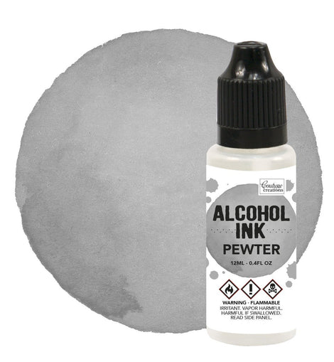 Couture Creations Alcohol Ink Slate / Pewter 12ml (0.4fl oz) CO727331