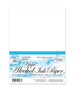 Couture Creations *Yupo Paper - White 5 x 7in - 200gsm (10 sheets per pack)