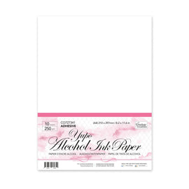 Couture Creations *Yupo Paper - White Adhesive - A4 250gsm (10 sheets per pack)