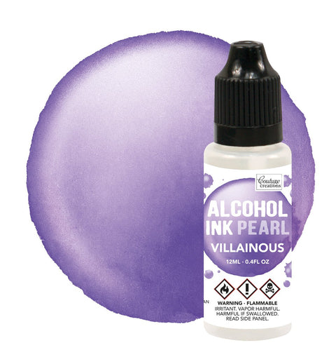 Couture Creations Alcohol Ink Villainous / Lavender Pearl 12ml (0.4fl oz) CO727368