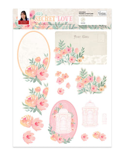 Frames & Postcard 3D Diecut Decoupage Pushout Kit CO727603