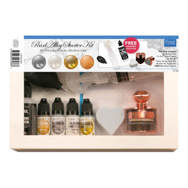 Pearl Alloy Starter Kit (4 Inks, Blending Solution, Applicator Tool & More) CO727642
