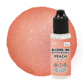 Peach Glitter Accents Alcohol Ink - 12mL CO727664