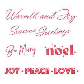 Warmth & Joy Sentiment Mini Stamp Set CO727923
