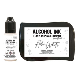 Pearlescent Artic White Stayz In Place Alcohol Ink and Ink Pad CO728165