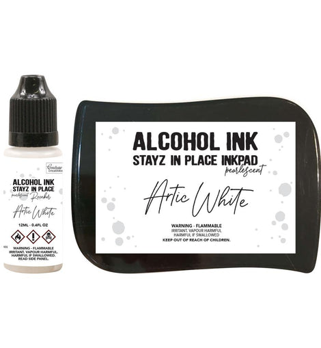Pearlescent Artic White Stayz In Place Alcohol Ink and Ink Pad CO728165