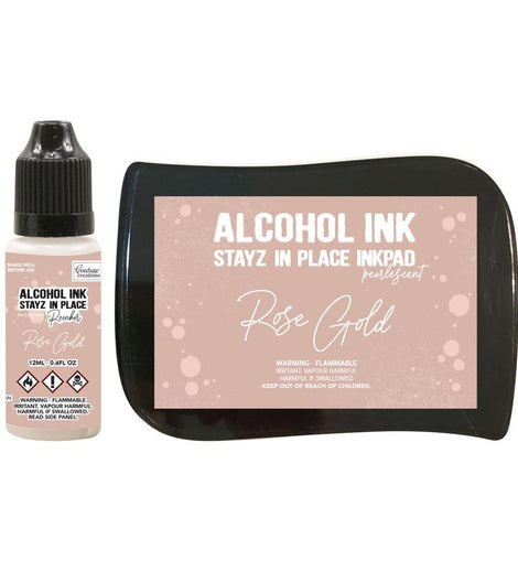 Pearlescent Rose Gold Stayz In Place Alcohol Ink and Ink Pad CO728168