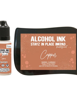 Pearlescent Copper Stayz In Place Alcohol Ink and Ink Pad CO728169