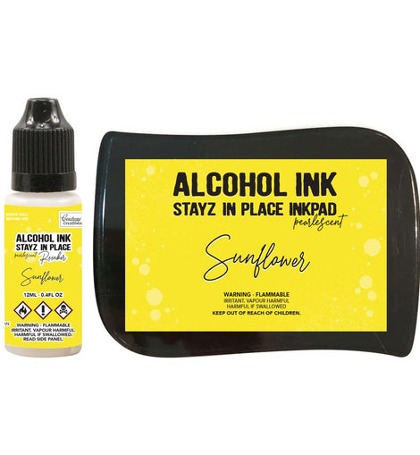 Sunflower Pearlescent Stayz In Place Alcohol Ink and Ink Pad CO728179
