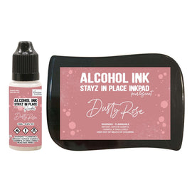 Dusty Rose Pearlescent Stayz In Place Alcohol Ink and Ink Pad CO728181