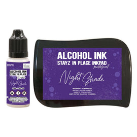 Night Shade Pearlescent Stayz In Place Alcohol Ink and Ink Pad CO728183