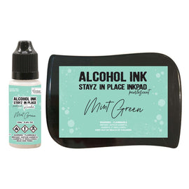 Mint Green Pearlescent Stayz In Place Alcohol Ink and Ink Pad CO728186