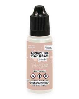 Rose Gold Pearlescent Stayz In Place Alcohol Ink Reinker CO728206