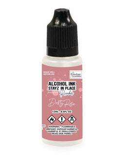 Dusty Rose Pearlescent Stayz In Place Alcohol Ink Reinker CO728219