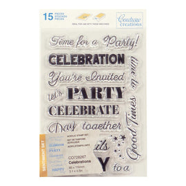 Celebrations Sentiment Stamp Set (15pc) CO728267