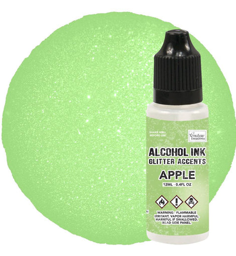 Apple Glitter Accents Alcohol Ink - 12mL CO728349