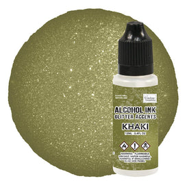 Khaki Glitter Accents Alcohol Ink - 12mL CO728350