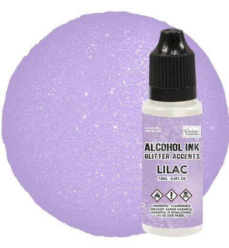 Lilac Glitter Accents Alcohol Ink - 12mL CO728354