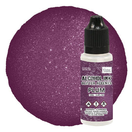 Plum Glitter Accents Alcohol Ink - 12mL CO728355