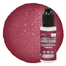 Burgundy Glitter Accents Alcohol Ink - 12mL CO728356
