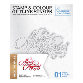 Merry Christmas Outline Stamp CO728531