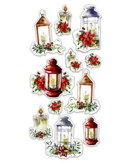 Festive Lantern Christmas Embellishment CO728558