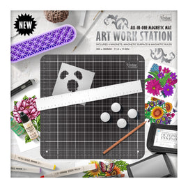 All in One Magnetic Mat Art Work Station Plus Non Stick Craft Mat CO728701
