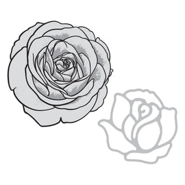Rose Mini Layering Stamp & Die Set (4pc) CO728842