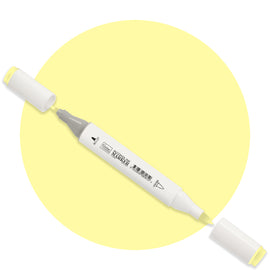 Bright Yellow Twin Tip Alcohol Ink Marker (COAP3935)
