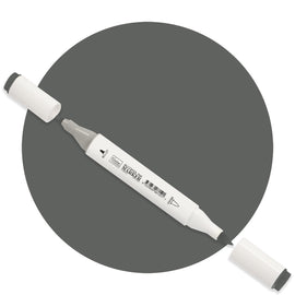Dark Slate Grey Twin Tip Alcohol Ink Marker (COAP7546)