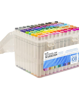 Twin Tip Alcohol Ink Marker Case (Empty) Holds 108 markers COAPC1