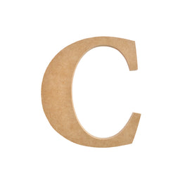 C - 9cm Wooden Letter