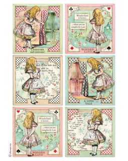 Alice Cards A4 Rice Paper DFSA4382