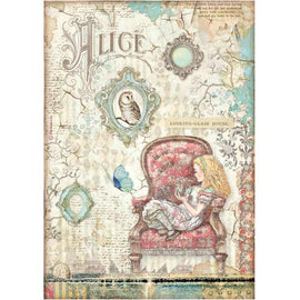 Alice Looking Glass House A4 Rice Paper DFSA4601