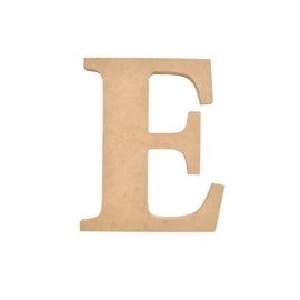 E - 9cm Wooden Letter
