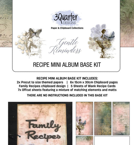 Gentle Reminders Recipe Mini Album Basic Kit - August 2021 Release