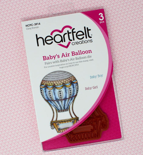 Baby's Air Balloon Cling Stamp Set