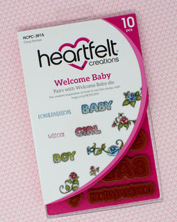 Welcome Baby Cling Stamp Set