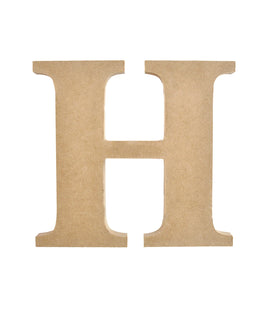 H - 9cm Wooden Letter