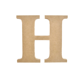 H - 9cm Wooden Letter