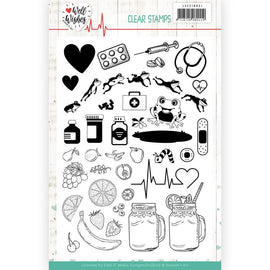 Well Wishes Clear Stamps JACS10031